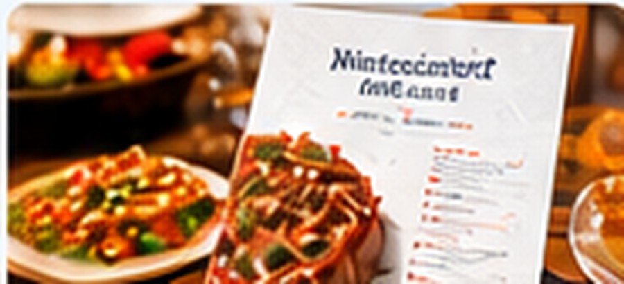 Waterproof restaurant menu application